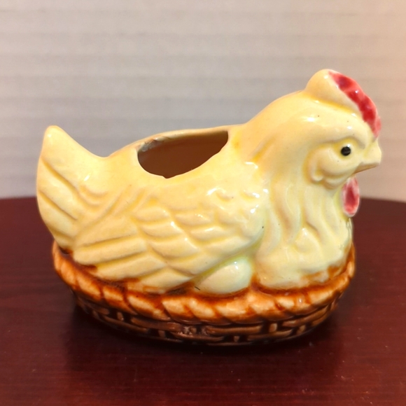 Kitchen Vintage Hen On Nest Toothpick Holder Poshmark